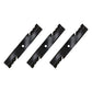 set of 3 lawn mower mulching blades to Fits John Deere 50" AM39966 M86209