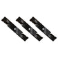 set of 3 lawn mower mulching blades to Fits John Deere 50" AM39966 M86209