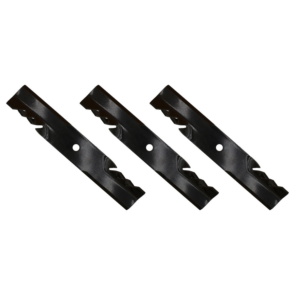 3PK Mulching Blades Fits John Deere AM39966 M86209 318 322 332 420 430