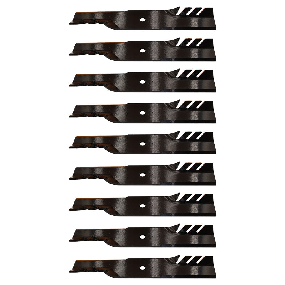396-738 Pack of 9 Mulching Blades 17-3/16" Fits John Deere