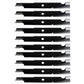 5101756 Qty 10: Notched Mower Blade - 18" X 5/8" Fits Snapper 1 2 4