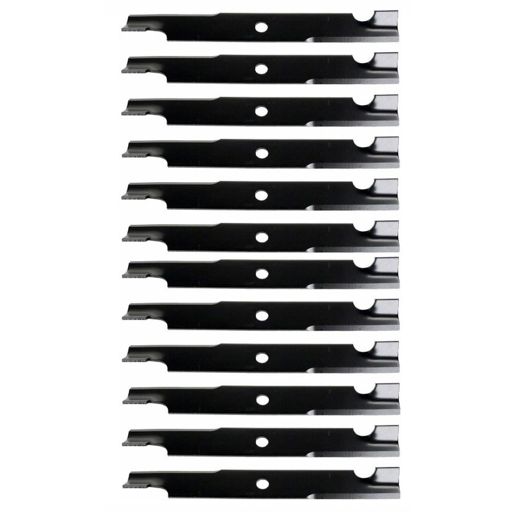 1521227 Qty 12: Notched Mower Blade - 18" X 5/8" Fits Ferris Several