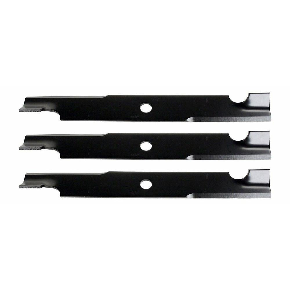 D18037 Qty 3: Notched Mower Blade - 18" X 5/8" Fits Great Dane Several