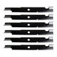 100341 Qty 6: Notched Mower Blade - 18" X 5/8" Fits Husqvarna