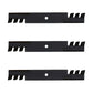 Set of 3 17-7/8" x 5/8" Copperhead Commercial Mulching Blades Hustler 785436