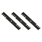 Set of 3 17-7/8" x 5/8" Copperhead Commercial Mulching Blades Hustler 785436