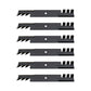 6-Pack Toothed Mulching Blades Fits Dixie Chopper 30227-52X Iron Eagle ONLY 50"