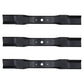 5705-3 Qty 3: Right Hand Mulcher Blade Fits Walker 42 Rear Discharge Deck