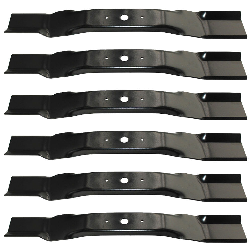 91-913 6pcs Mulcher Blade RH Fits Walker Lawn Mower with 42" and 52" Deck