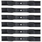 91-913 6pcs Mulcher Blade RH Fits Walker Lawn Mower with 42" and 52" Deck