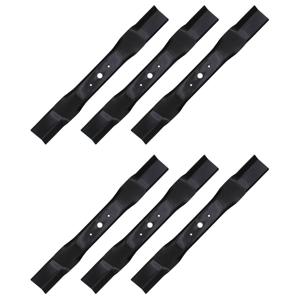 91-913 6pcs Mulcher Blade RH Fits Walker Lawn Mower with 42" and 52" Deck