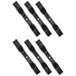 91-913 6pcs Mulcher Blade RH Fits Walker Lawn Mower with 42" and 52" Deck