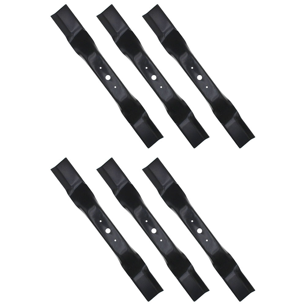 91-913 6pcs Mulcher Blade RH Fits Walker Lawn Mower with 42" and 52" Deck