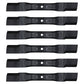 91-913 6pcs Mulcher Blade RH Fits Walker Lawn Mower with 42" and 52" Deck