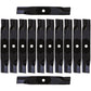12pk Fits Hi-Lift Blade Fits John Deere 54 737 757 7H19 M655 X758 Z520A Z710A Z8