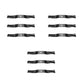K5351-34342 Nine Medium Lift Blades Fits Kubota RCK54-22BX Mid Mount Mower Decks