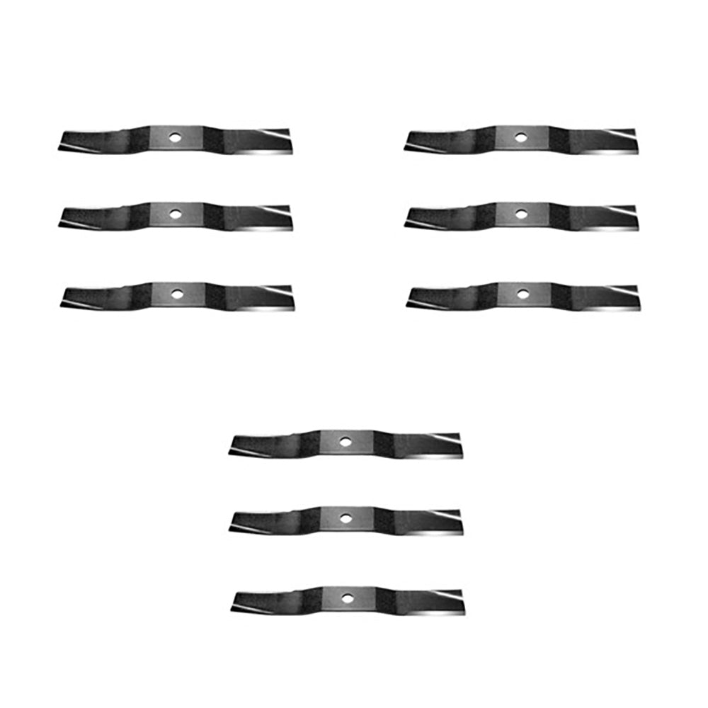 Nine (9) Med. Lift Mower Blades Fits Kubota Mower Decks RCK54-22BX RCK54-75B