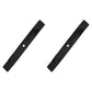 M127129 Qty 2: Mulching Mower Blade
 Fits John Deere 15.542 1542 1642