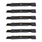 M127129 Qty 6: Mulching Mower Blade
 Fits John Deere 15.542 1542 1642
