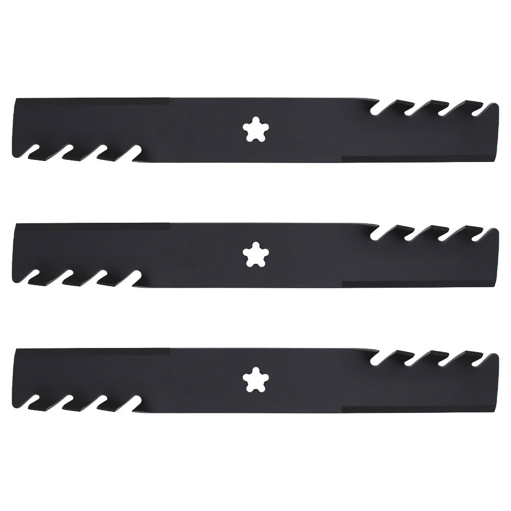 Qty 3: Toothed Mulching Blade  Fits Ariens
