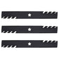 532187254 Qty 3: Toothed Mulching Blade  Fits Poulan