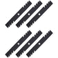Qty 6: Toothed Mulching Blade  Fits Ariens