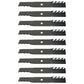 (9) Mulch Mower Blades Fits Craftsman Riding Mower 54" Deck 187254 187255 187256