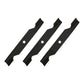 187256 Qty 3: Blade Fits Husqvarna 2354 GXLS GTH26K54T MZ5424S RZ5424 YTH26V54