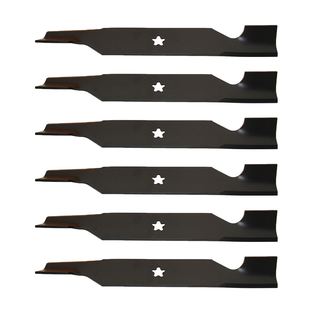 Set of (6) Blades Set 54" Deck 532-187254 532-187256 Fits Craftsman