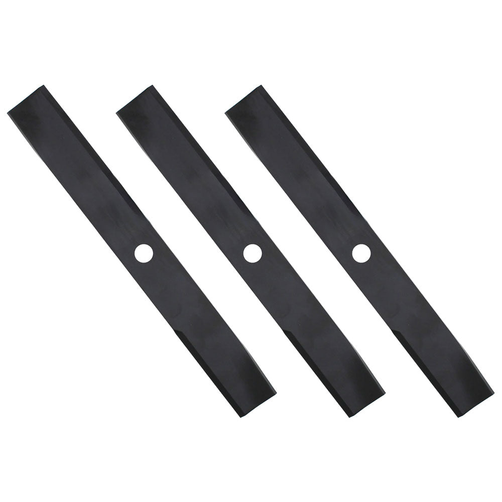 Three (3) New Aftermarket Blades Fits Toro 48" Riding Mowers 106078 106637