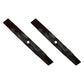 2 PK Standard Lift Blade Fits John Deere M148613 GT 225 235 GX 325 335 LX 280 x