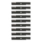 574870801 Qty. 9: Mulching Blades
 Fits Husqvarna GT48XLSI GT52XLS GT52XLSi