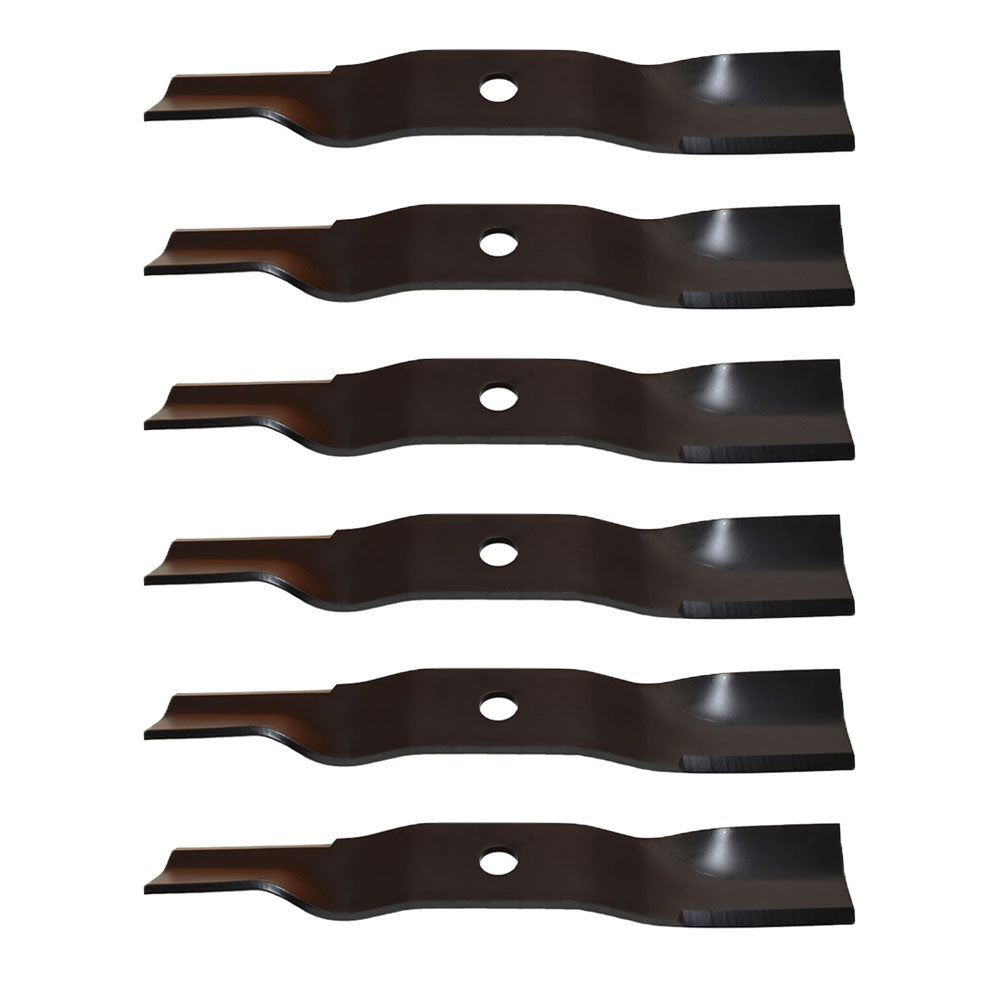K5576-34350 Qty 6: Lawn Mower Blades Fits Kubota GR RCK48-GR ZD200 ZG200
