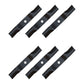 K5576-34350 Qty 6: Lawn Mower Blades Fits Kubota GR RCK48-GR ZD200 ZG200