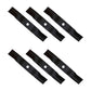 K5576-34350 Qty 6: Lawn Mower Blades Fits Kubota GR RCK48-GR ZD200 ZG200