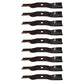 K5576-34350 Qty 9: Blade Fits Kubota GR RCK48-GR ZD200 ZG200