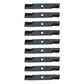 K5576-34350 Qty 9: Blade Fits Kubota GR RCK48-GR ZD200 ZG200
