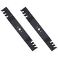 742-04244-Toothed Qty 2: Toothed Blade Fits Cub Cadet LTX1045 LTX1046 LTX1046VT