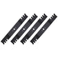 Qty 4: Toothed Blade
 Fits Cub Cadet Replaces 742-04244-Toothed