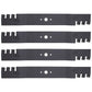 742-04244 Qty 4: Toothed Blade
 Fits MTD