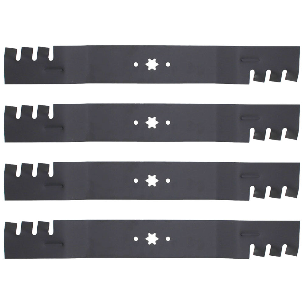 742-04244 Qty 4: Toothed Blade
 Fits MTD