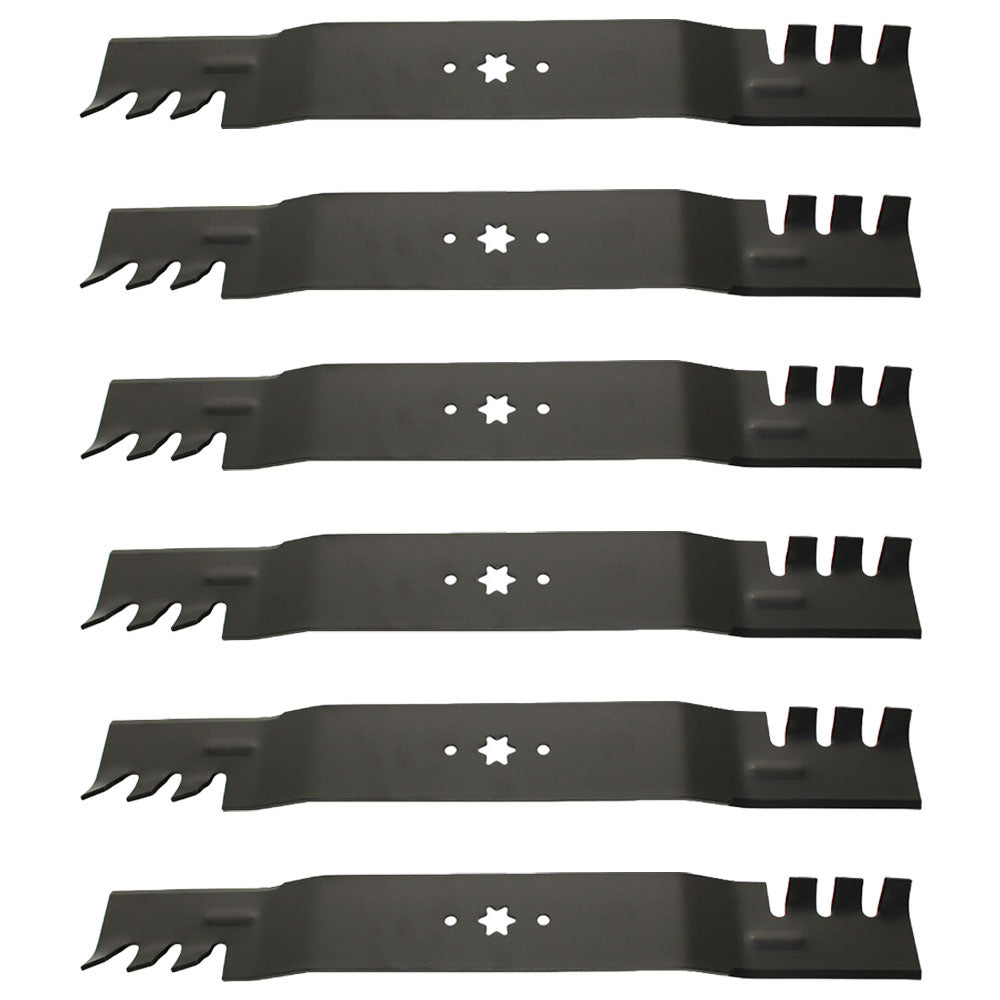 742-04244-Toothed Qty 6: Toothed Blade
 Fits Cub Cadet