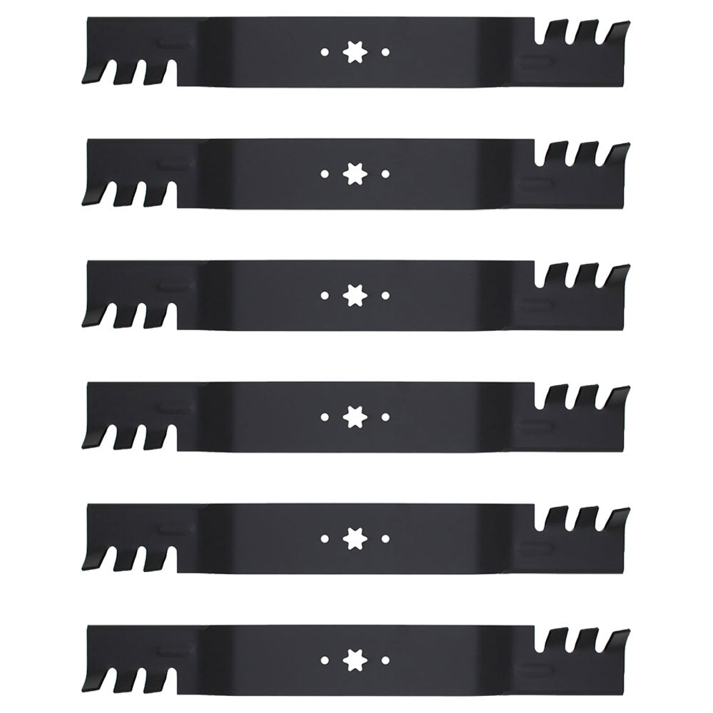 742-04244-Toothed Qty 6: Toothed Blade
 Fits Cub Cadet