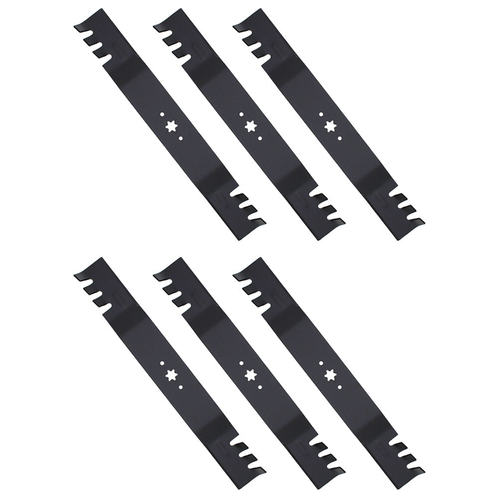 742-04244-Toothed Qty 6: Toothed Blade
 Fits Cub Cadet