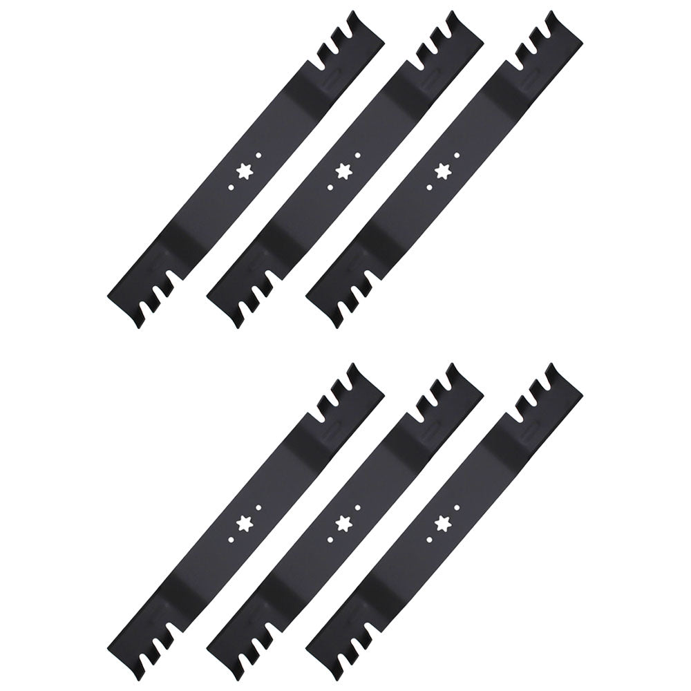 742-04244-Toothed Qty 6: Toothed Blade
 Fits Cub Cadet