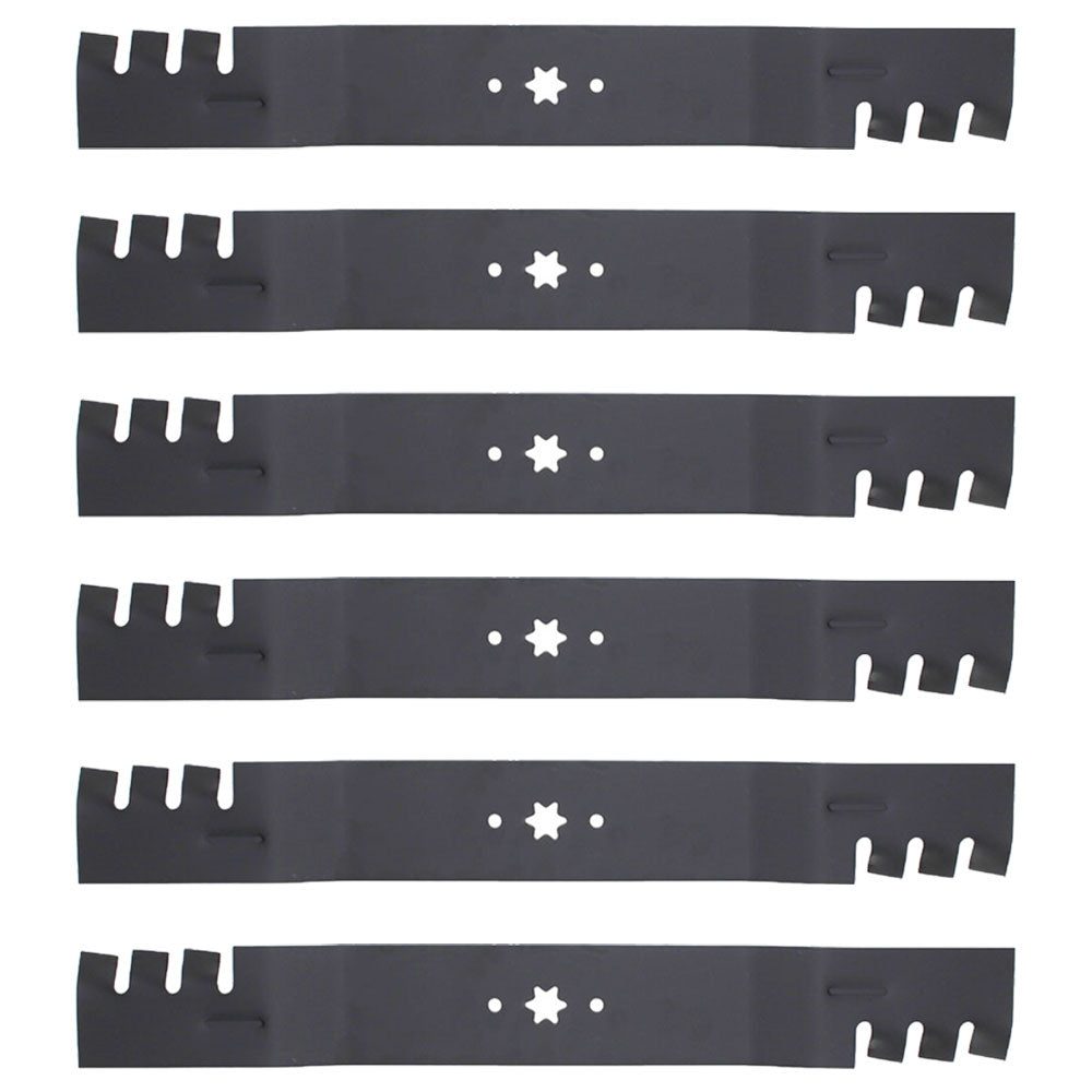 742-04244-Toothed Qty 6: Toothed Blade
 Fits Cub Cadet