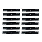 Qty 12: 18-7/16" Mulching Blade - Toothed Fits Ariens Replaces 2961700