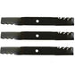 Qty 3: 18-7/16" Mulching Blade - Toothed Fits Ariens Replaces 2961700