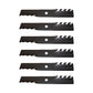595-087 Qty 6: Toothed Mulching Blade Fits Oregon