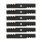 595-087 Qty 6: Toothed Mulching Blade Fits Oregon